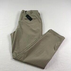 Sene Pants Mens 36x30 Gray Casual Dress Slacks Straight Leg Stretch NEW